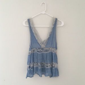 Intimately free people deep v trapeze cami